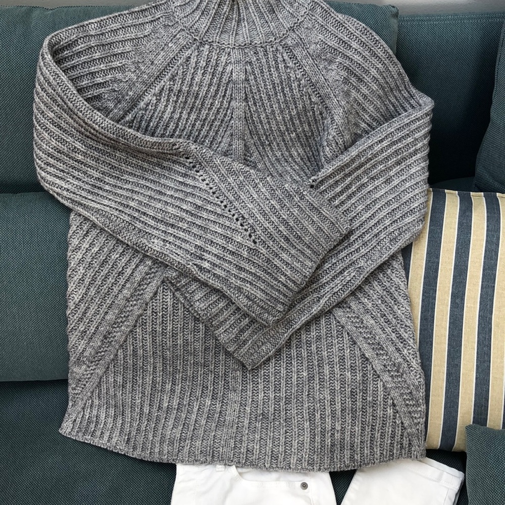 Oversized boxy grey sweater from Asos